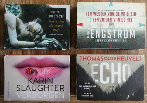 Diverse dwarsliggers - Thrillers - Handig voor op vakantie, Boeken, Romans, Zo goed als nieuw, Ophalen of Verzenden
