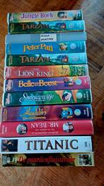 12 videobanden kinder en volwassen, Cd's en Dvd's, VHS | Film, Alle leeftijden, Ophalen of Verzenden, Zo goed als nieuw