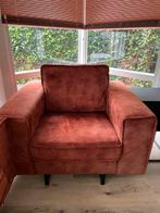 Bruinrode comfortabele fauteuil, Huis en Inrichting, Fauteuils, Ophalen, Minder dan 75 cm, Zo goed als nieuw, 100 tot 125 cm