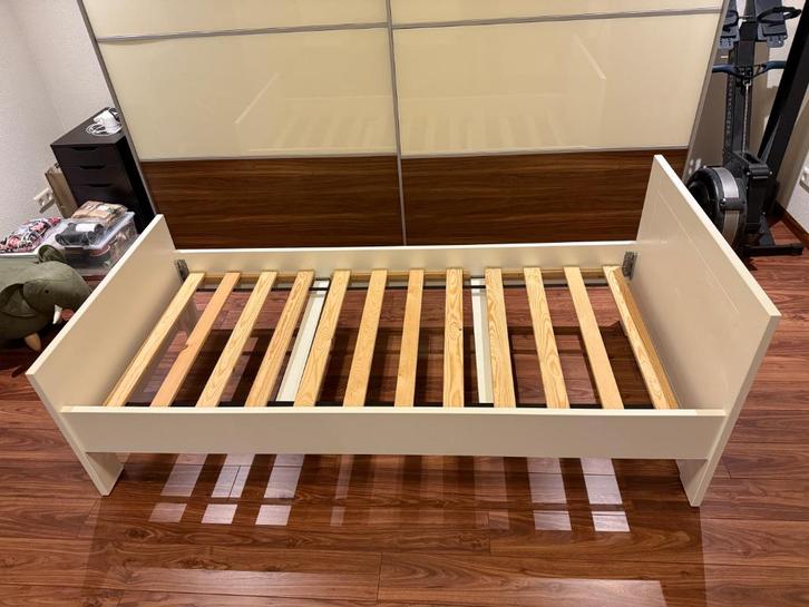 Bopita Bed 'Merel' 90 x 200cm, kleur wit, Kinderen en Baby's, Kinderkamer | Bedden, Gebruikt, 180 cm of meer, 85 tot 100 cm, Lattenbodem