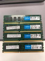 Crucial 16GB DDR3 Geheugen Module set van 4, Computers en Software, RAM geheugen, Ophalen, Gebruikt, DDR3, Desktop