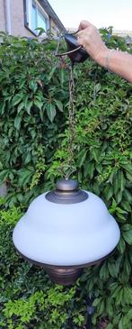 Hanglamp, Huis en Inrichting, Lampen | Hanglampen, Ophalen, Zo goed als nieuw, Glas, 50 tot 75 cm