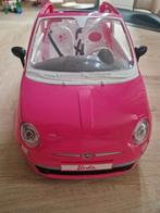 Barbie Auto - Roze Fiat 500, Ophalen, Zo goed als nieuw, Meisje