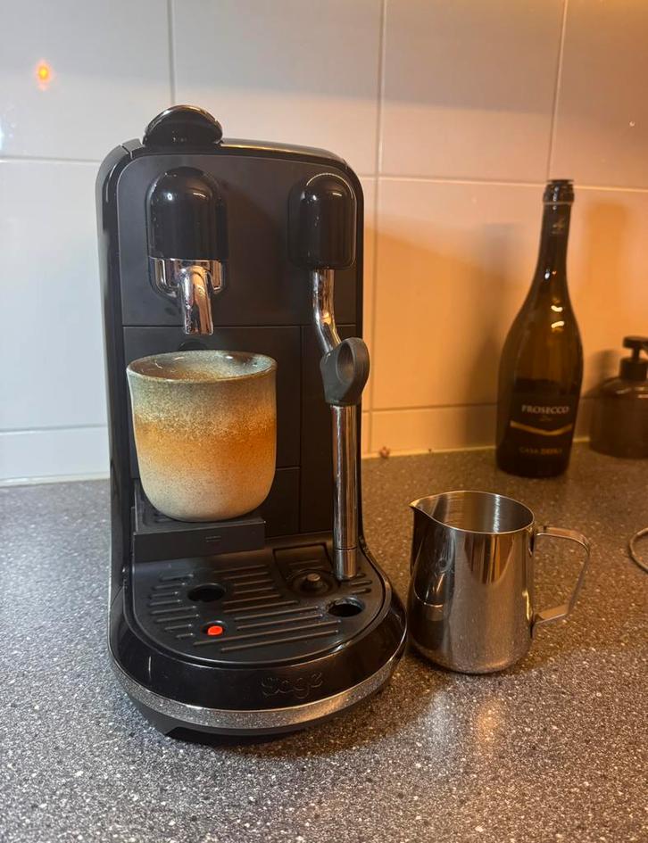 SAGE Creatista Nespresso, Witgoed en Apparatuur, Koffiezetapparaten, Zo goed als nieuw, Koffiemachine, Ophalen of Verzenden