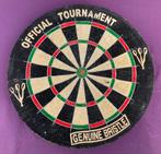 Vintage Dartbord – Official Tournament Genuine Bristle, Ophalen of Verzenden, Zo goed als nieuw, Pijlen