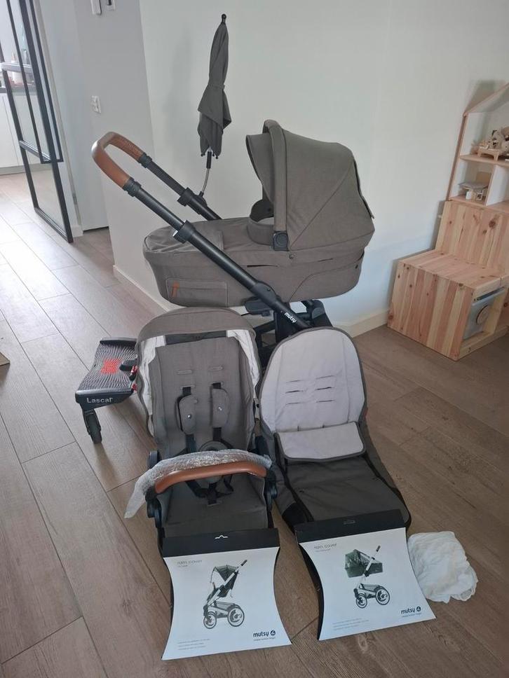 2 in 1 kinderwagen van Mutsy Nio inclusief vele toebehoren!, Kinderen en Baby's, Kinderwagens en Combinaties, Mutsy, Ophalen