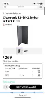 Akoestische panelen / clearsonic sorber, Audio, Tv en Foto, Professionele Audio-, Tv- en Video-apparatuur, Ophalen, Gebruikt, Audio