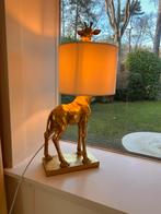 Gouden Giraffe Lamp, Ophalen of Verzenden, Zo goed als nieuw, Metaal, Minder dan 100 cm
