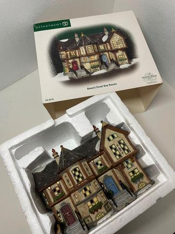 Department 56 Dickens Village Howard Street Row Houses beschikbaar voor biedingen