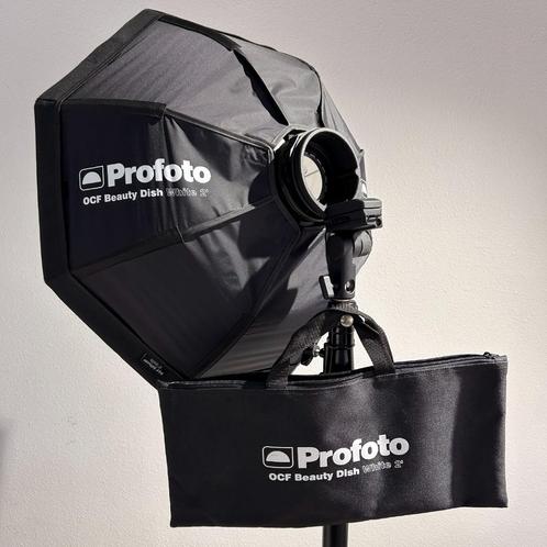 Profoto RFi Beauty Dish wit Ø56 cm met diffusor, Audio, Tv en Foto, Fotografie | Fotostudio en Toebehoren, Zo goed als nieuw, Complete fotostudio