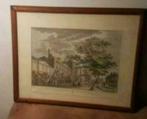 Gravure NIEUWEZYDS HUYSZITTEN AALMOESNIERS HUYS Amsterdam, Antiek en Kunst, Ophalen