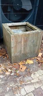 Plantenbak steigerhout 40x40x40 GRATIS, Tuin en Terras, Ophalen, Gebruikt, Rond, Minder dan 30 cm