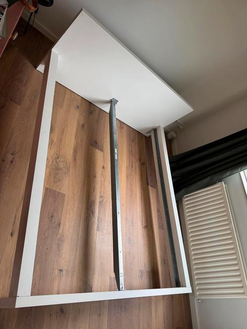 Malm bed Ikea 200 x 160, Huis en Inrichting, Slaapkamer | Bedden, Gebruikt, Tweepersoons, 160 cm, 200 cm, Hout, Wit, Ophalen