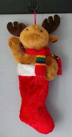 Grote kerst sok - Eland - 66 cm, Diversen, Kerst, Ophalen of Verzenden, Zo goed als nieuw