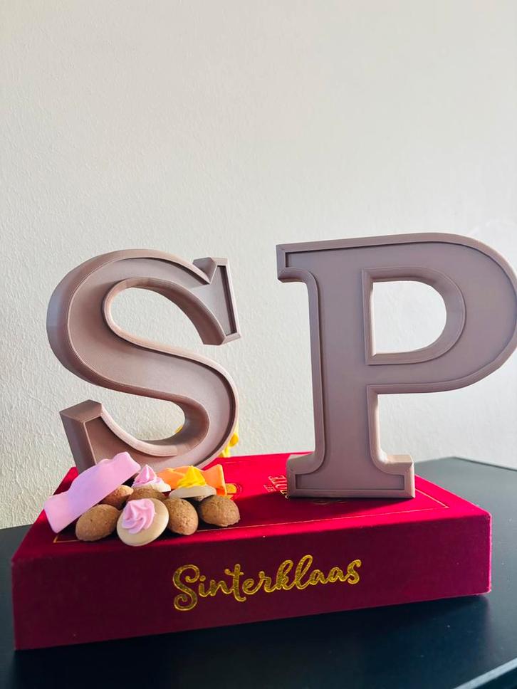 Chocolade letter 3d geprint, Witgoed en Apparatuur, Wekkers, Nieuw, Ophalen of Verzenden