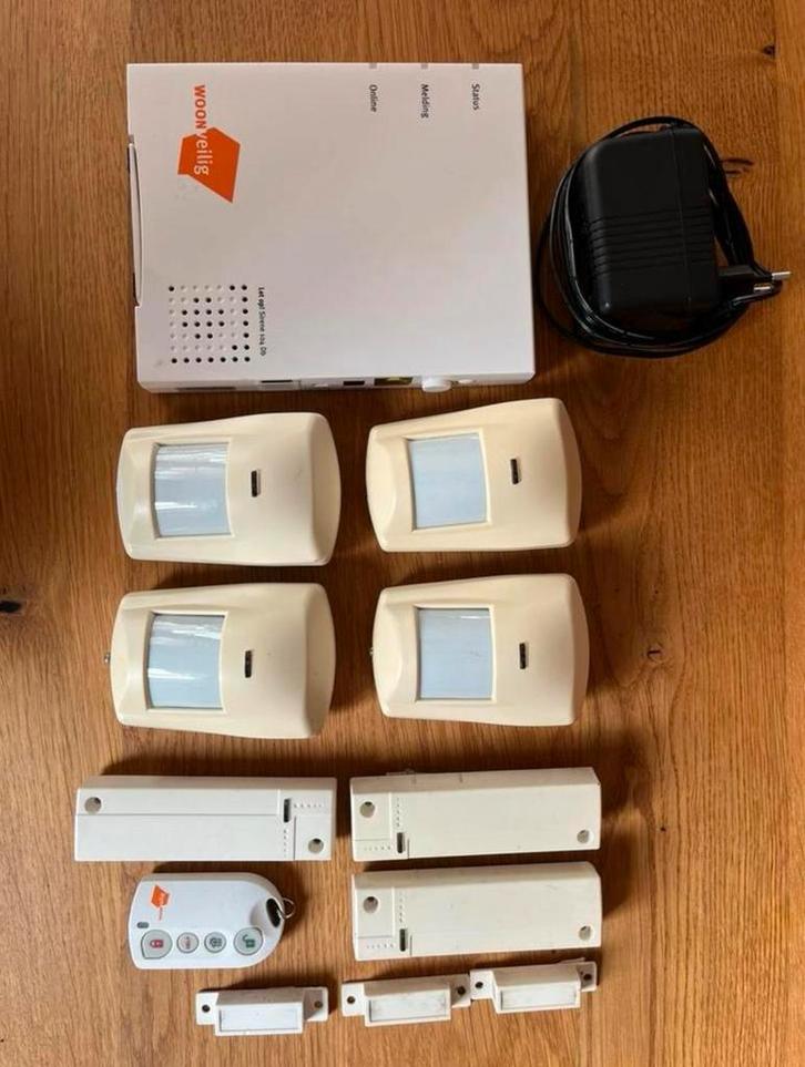 Woonveilig huisalarm WV-1716, Doe-het-zelf en Verbouw, Alarmsystemen, Gebruikt, Compleet systeem, Beweging, Afstandsbediening