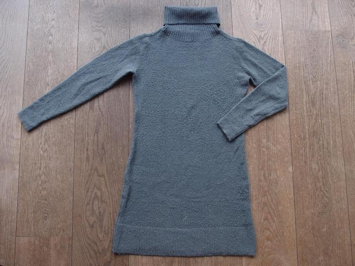 Mooie dames meisjes jurk trui met kol maat M, Kleding | Dames, Jurken, Zo goed als nieuw, Maat 38/40 (M), Grijs, Boven de knie