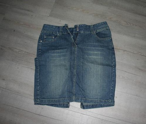 korte spijkerrok, Kleding | Dames, Rokken, Gedragen, Maat 38/40 (M), Blauw, Boven de knie, Ophalen of Verzenden