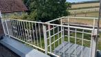 Stalen hekwerk, Tuin en Terras, Ophalen, Gebruikt, IJzer, Met poort