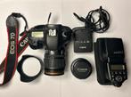 Canon 7D met 50mm 1.4, 15-85mm lens en flitser, Gebruikt, Spiegelreflex, Canon, Ophalen of Verzenden