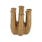 inga Tube Vaas Goud 15x18 cm Nieuw Daan Kromhout, Daan Kromhout, Overige kleuren, Info@daankromhout.nl, Jacob van Lennepstraat