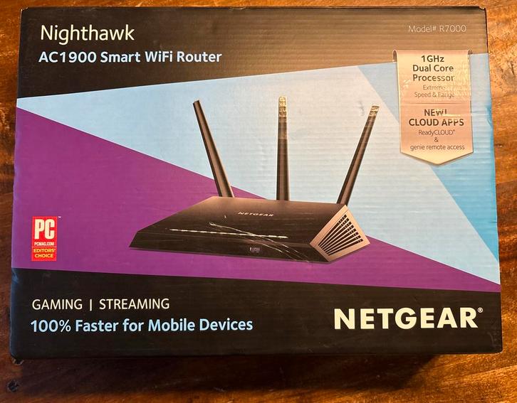 Netgear Nighthawk AC1900 Router, Computers en Software, Routers en Modems, Gebruikt, Router, Ophalen