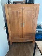 Eikenhouten Kledingkast, Huis en Inrichting, Kasten | Kledingkasten, Ophalen, Gebruikt, 100 tot 150 cm, Eikenhout