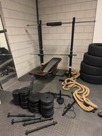 Verschillende home gym atributen, Sport en Fitness, Fitnessmaterialen, Ophalen, Zo goed als nieuw