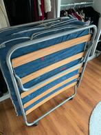 Opklapbed 1-persoons - Ruimtebesparend!, Ophalen, Gebruikt, Eenpersoons, Blauw