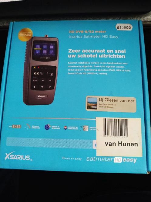 Xsarius Satmeter HD Easy, Audio, Tv en Foto, Schotelantennes, Nieuw, Ophalen of Verzenden