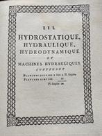 Aangeboden 18 kopergravures uit 1777 over hydrauliek., Antiek en Kunst, Ophalen of Verzenden
