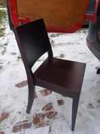 40 x houten stapelstoelen cafe partij stoelen, Huis en Inrichting, Stoelen, Ophalen, Gebruikt, Bruin, Vijf, Zes of meer stoelen