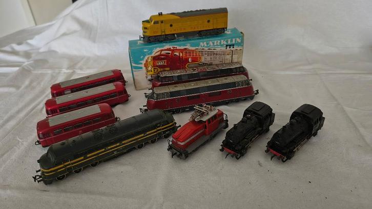 Märklin trein, Hobby en Vrije tijd, Modeltreinen | H0, Gebruikt, Treinset, Wisselstroom, Märklin, Ophalen of Verzenden