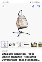 Eistoel met standaard inklapbare, Tuin en Terras, Hangmatten, Ophalen, Gebruikt, Met standaard