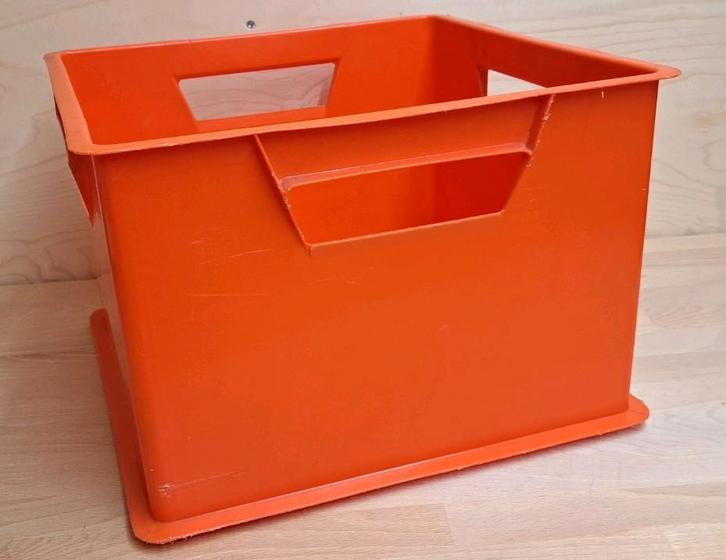 Tomado - LP-krat - oranje, Verzamelen, Retro, Huis en Inrichting, Ophalen of Verzenden