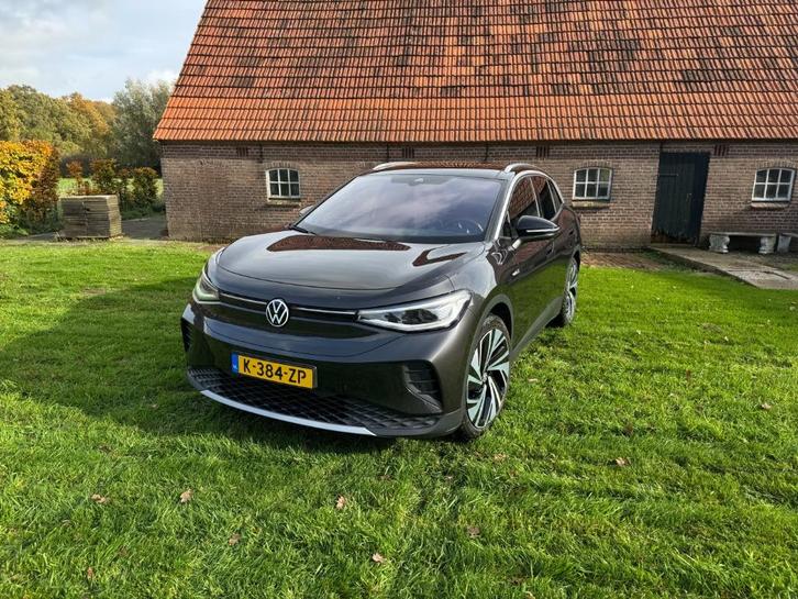 Volkswagen ID.4 77kWh 204pk 2021 Mangaangrijs, Auto's, Volkswagen, Particulier, ID.4, Achteruitrijcamera, Adaptieve lichten, Adaptive Cruise Control