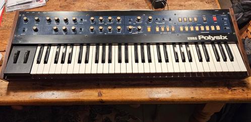 Korg Polysix synthesizer jaren 80, Muziek en Instrumenten, Synthesizers, Gebruikt, 61 toetsen, Korg, Ophalen of Verzenden