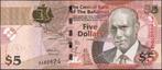 Bahamas 5 dollars 2007 UNC p.72 (#79), Los biljet, Verzenden, Noord-Amerika