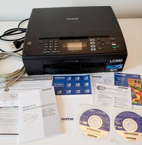 Brother All in one printer, Computers en Software, Printers, Zo goed als nieuw, Printer, Inkjetprinter, Faxen, Kleur printen, Kopieren