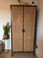 Karwei Eloise Kast - Walnoot Rotan, Ophalen, Met plank(en), 50 tot 100 cm, Zo goed als nieuw