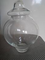 Prachtige glazen pot voorraadpot met deksel, Ophalen of Verzenden, Zo goed als nieuw