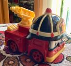 LEUKE GROTE METALEN BRANDWEERWAGEN FIREMAN SILVERLIT, Ophalen, Bus of Vrachtwagen
