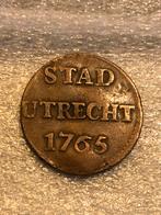 Duit Stad Utrecht 1765 € 1,75, Postzegels en Munten, Munten | Nederland, Ophalen of Verzenden