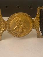 Belgische Leger Officiersgesp - Vintage Verzamelobject, Verzamelen, Ophalen of Verzenden