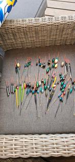 100  st dobbers Sensas,Rive enz van 0,10 tot 4 gram +tuigjes, Ophalen of Verzenden, Zo goed als nieuw, Dobber of Lood