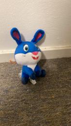 Blauwe Konijn Knuffel, Ophalen of Verzenden, Zo goed als nieuw, Konijn