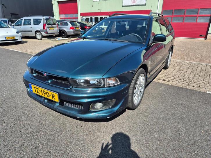 Mitsubishi Galant 2.5 V6 Leer Clima Voll, Auto's, Mitsubishi, Bedrijf, Te koop, Galant, ABS, Airbags, Airconditioning, Bluetooth