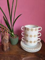 Royal Mosa Soepkop en Schotel - 15 stuks - Vintage, Ophalen, Zo goed als nieuw, Overige stijlen, Kop(pen) en/of Schotel(s)