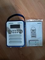 Lenco Radio DAB/FM BT Blauw/Wit PDR-050BU Radio -  Nieuw!, Ophalen, Nieuw, Radio