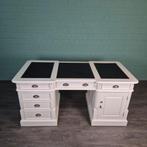 Bureau Teak Wit 1,70 m Art. Nr.: 27170E, Ophalen, Nieuw, Bureau